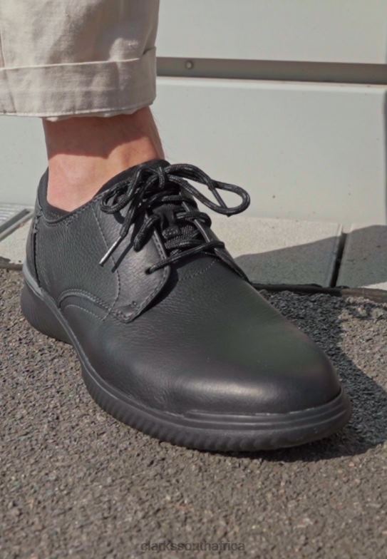 Clarks Donaway Pla- Casual Lace-Ups Black 840407154 Unisex Clarks Black
