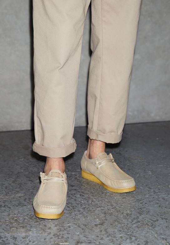Clarks Wallabee Casual Lace-Ups Sand 840407146 Unisex Clarks Sand