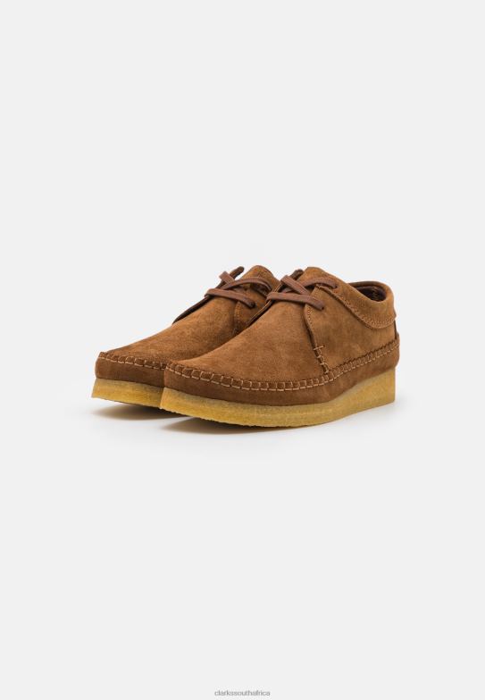 Cola Clarks Weaver Casual Lace-Ups 840407128 Unisex Clarks Cola