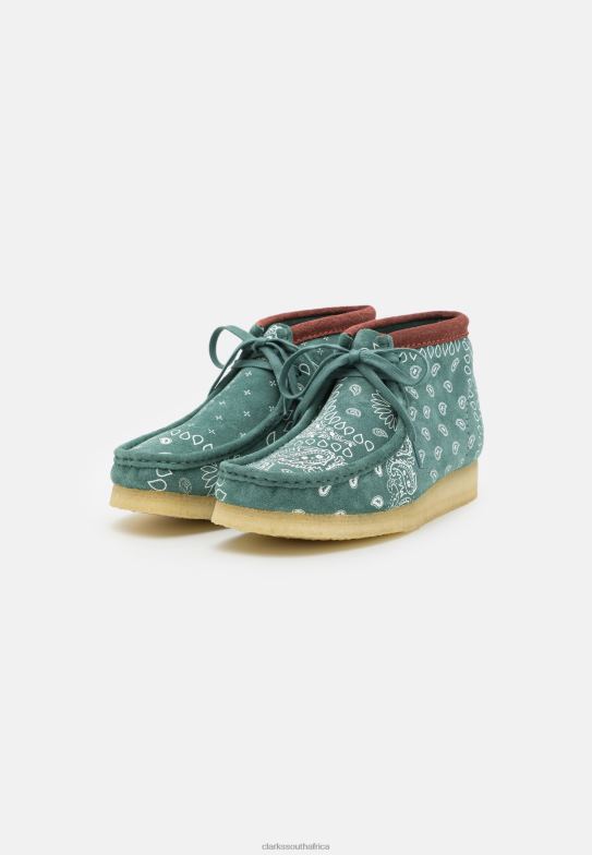 Green Clarks Wallabee Casual Lace-Ups 840407147 Unisex Clarks Green
