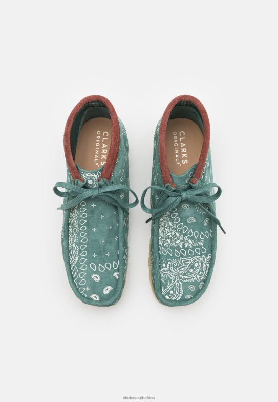 Green Clarks Wallabee Casual Lace-Ups 840407147 Unisex Clarks Green