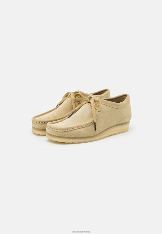 Maple Clarks Wallabee Casual Lace-Ups 840407120 Unisex Clarks Maple