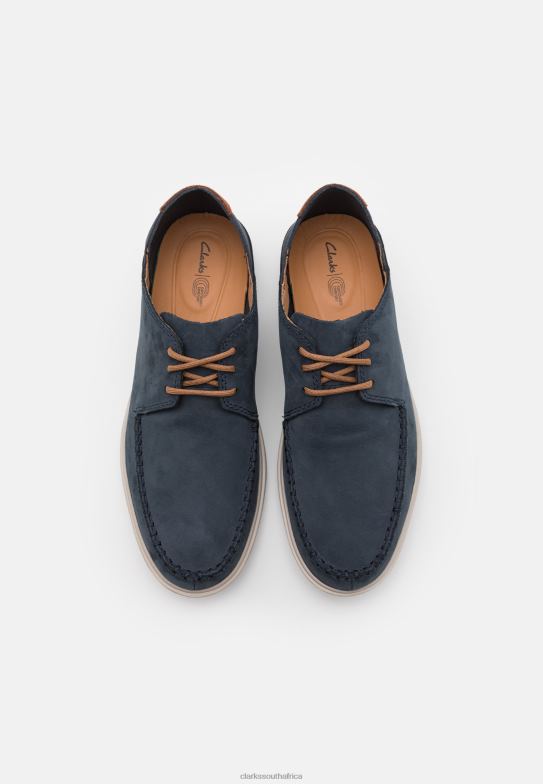Navy Bratton Tie Lace-Ups Clarks 840407156 Unisex Clarks Navy
