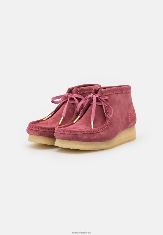Wallabee Casual Lace-Ups Clarks Rose Pink 840406919 Unisex Clarks Rose Pink