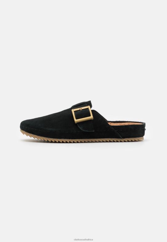 Brookleigh Mule Slippers Clarks Black 840406949 Unisex Clarks Black