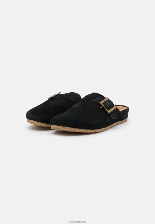 Brookleigh Mule Slippers Clarks Black 840406949 Unisex Clarks Black