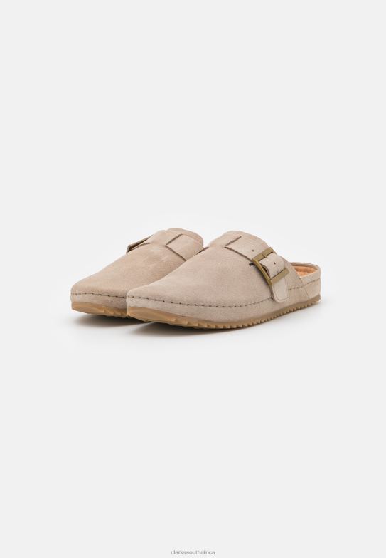 Brookleigh Mule Slippers Clarks Sand 840406951 Unisex Clarks Sand