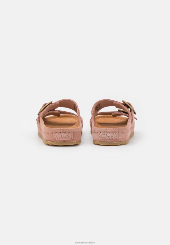 Brookleigh Sun Slippers Rose Clarks 840406950 Unisex Clarks Rose