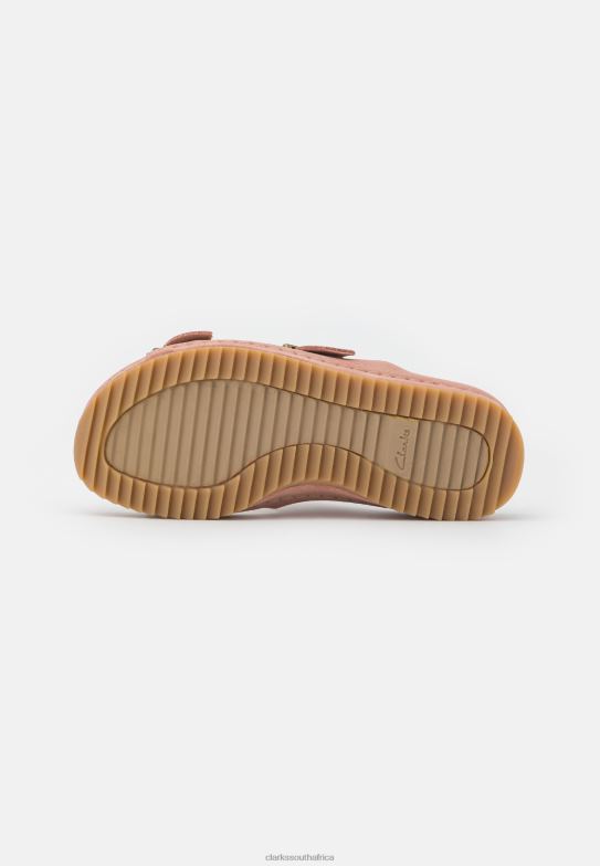 Brookleigh Sun Slippers Rose Clarks 840406950 Unisex Clarks Rose