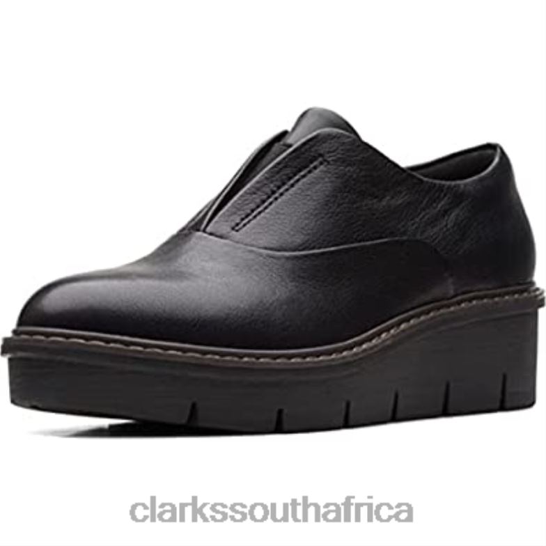 Clarks Airabell Sky Black Leather 8404098 Unisex Clarks Black Leather