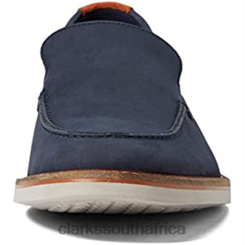 Clarks Atticuslt Edge Navy Nubuck 84040746 Unisex Clarks Navy Nubuck