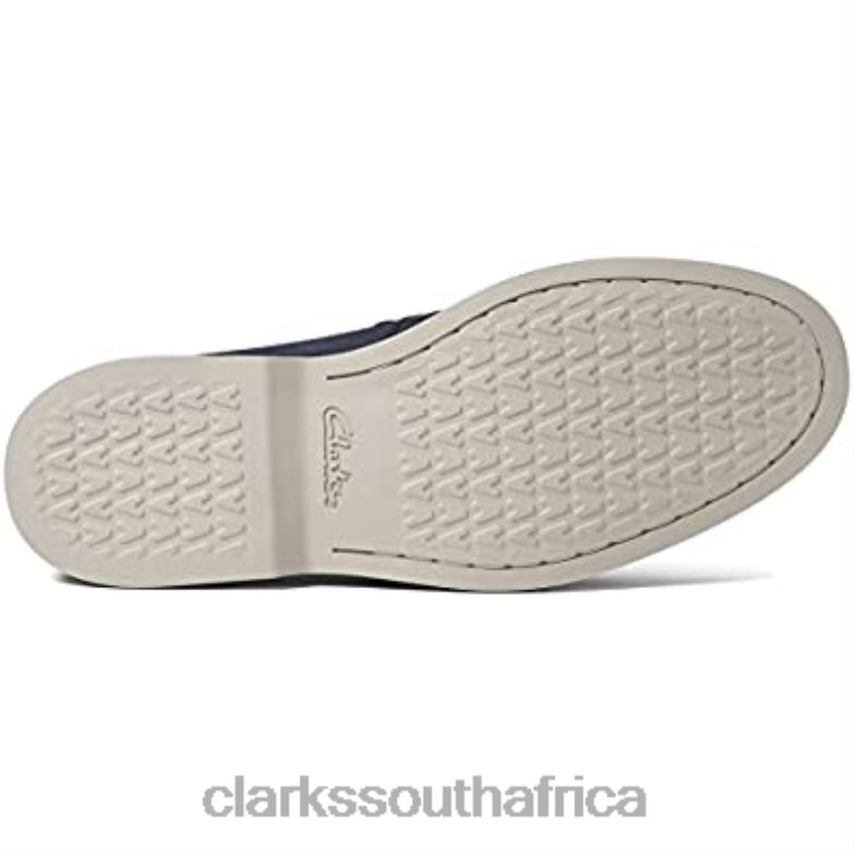 Clarks Atticuslt Edge Navy Nubuck 84040746 Unisex Clarks Navy Nubuck