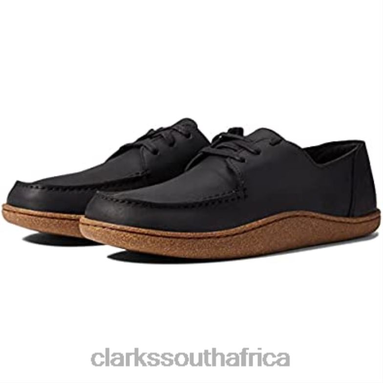 Clarks Black Nubuck Pilton Lace 84040769 Unisex Clarks Black Nubuck