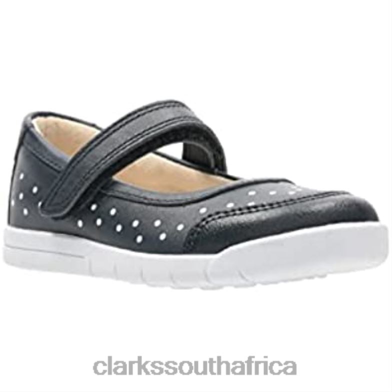 Clarks Emery Ha Navy Leathe H 095 840401681 Unisex Clarks