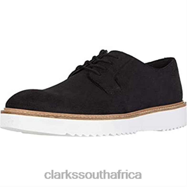 Clarks Ernest Walk Black Suede 840401018 Unisex Clarks Black Suede