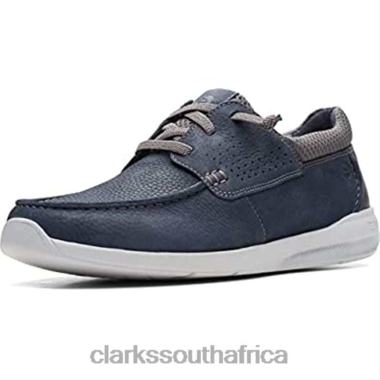 Clarks Gorwmoc Navy Nubuck 84040866 Unisex Clarks Navy Nubuck