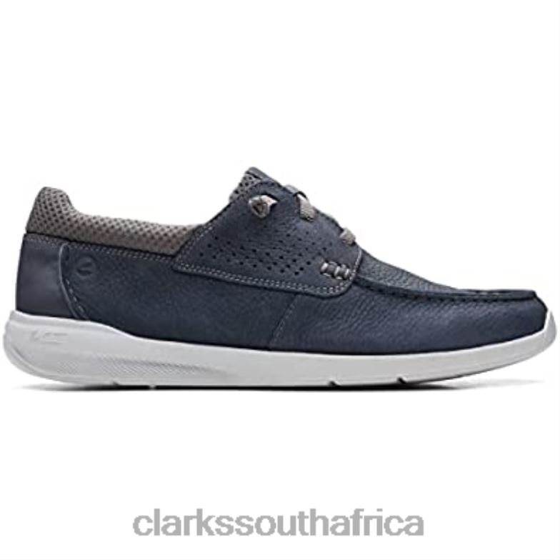 Clarks Gorwmoc Navy Nubuck 84040866 Unisex Clarks Navy Nubuck