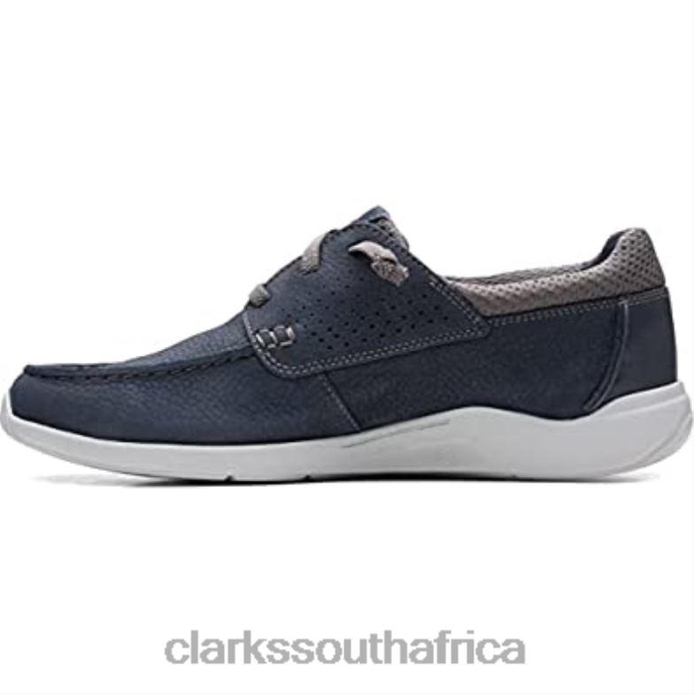 Clarks Gorwmoc Navy Nubuck 84040866 Unisex Clarks Navy Nubuck