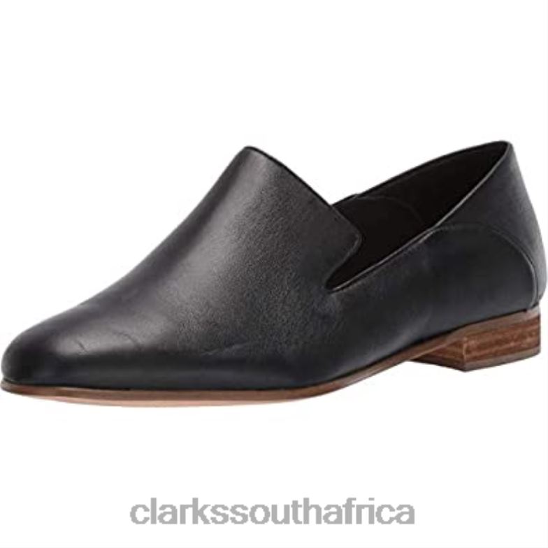 Clarks Pure Viola Black Leather 8 840401305 Unisex Clarks