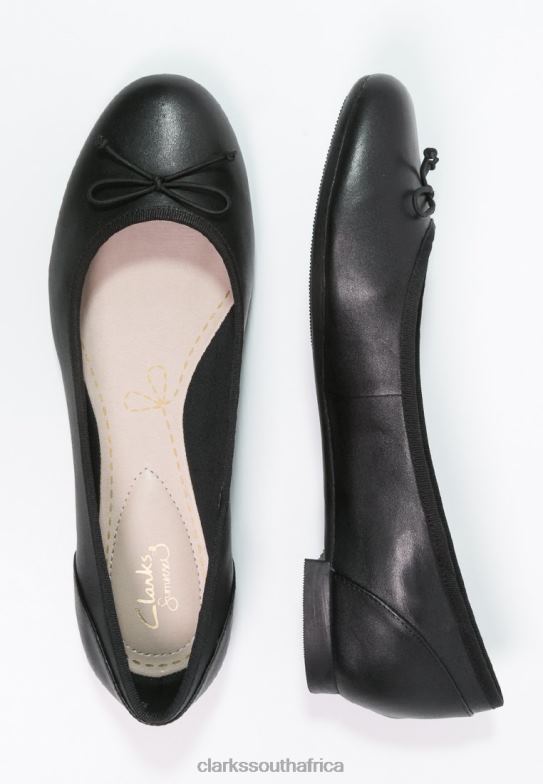 Couture Bloom Ballet Pumps Clarks Black 840407055 Unisex Clarks Black