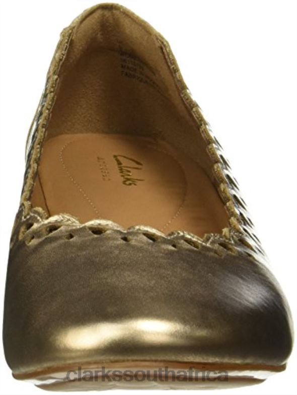 Ladies Henderson Rich Metallic Clarks 840402429 Unisex Clarks