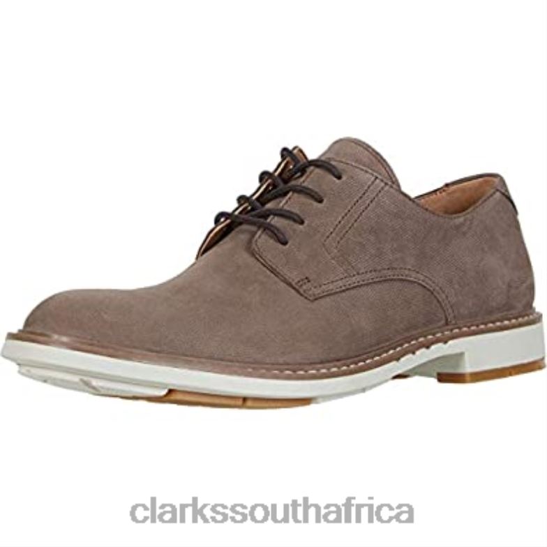 Un Elott Lace Clarks Taupe Nubuck 840401389 Unisex Clarks Taupe Nubuck