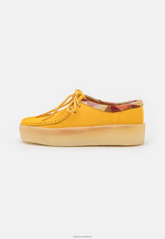 Yellow Clarks Wallabee Cup Moccasins 840406947 Unisex Clarks Yellow