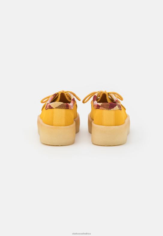 Yellow Clarks Wallabee Cup Moccasins 840406947 Unisex Clarks Yellow