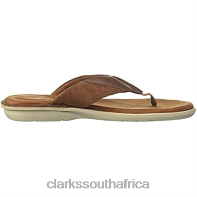 Ellison Easy Leather Sandals Tan Clarks 84040294 Unisex Clarks