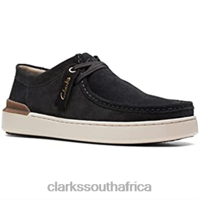 Clarks Court Lite Wally Suede Shoes Black 840401098 Unisex Clarks