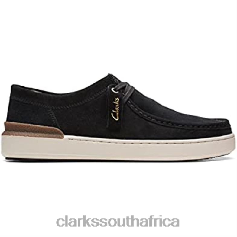 Clarks Court Lite Wally Suede Shoes Black 840401098 Unisex Clarks