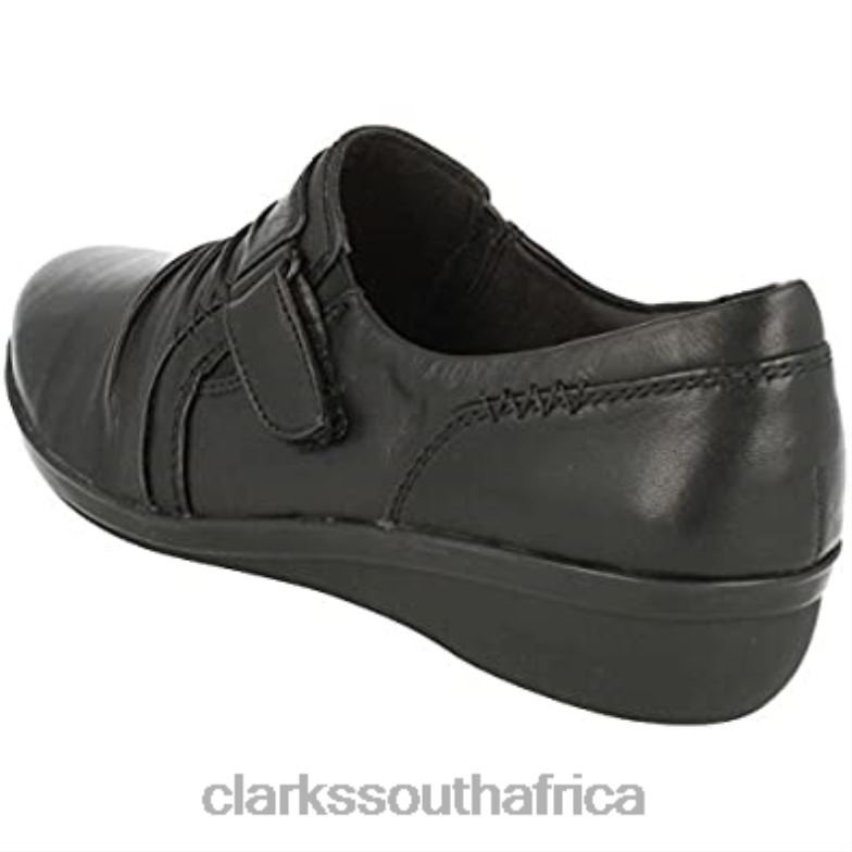 Clarks Ladies Everlay Coda Black Leisure Shoes 840401640 Unisex Clarks
