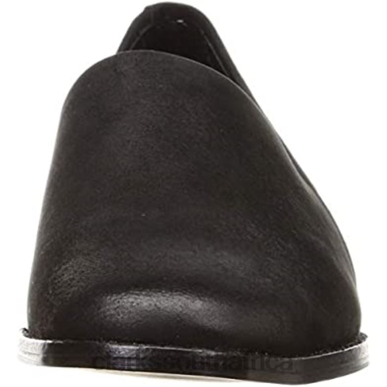 Pure Easy Leather Shoes Black Clarks 840402668 Unisex Clarks