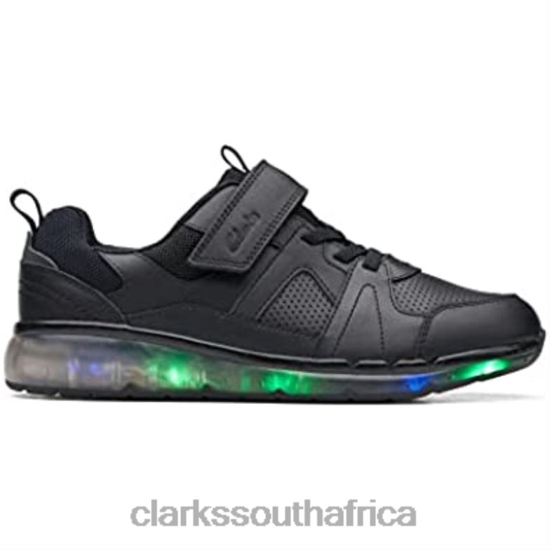 Spark Beam Older Leather Shoes Black 3 Clarks 84040421 Unisex Clarks