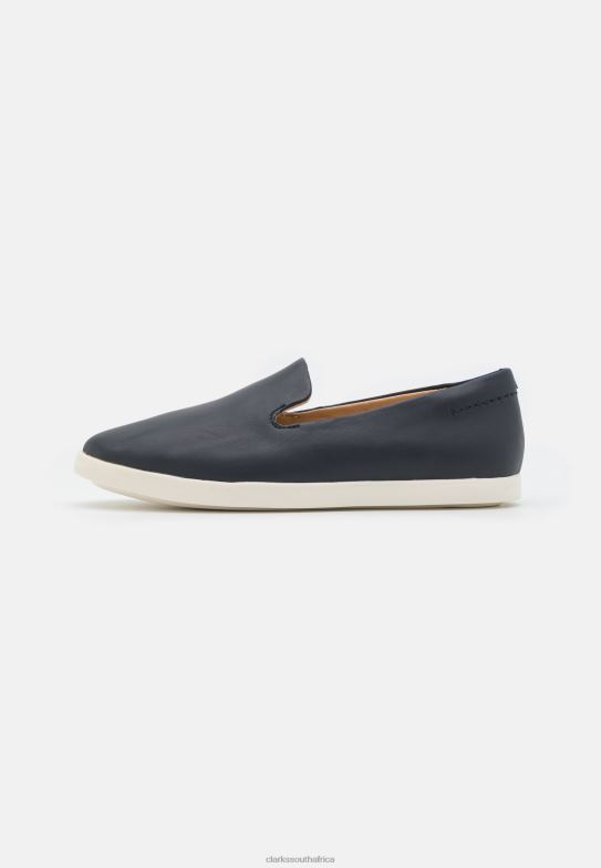 Ace Lite Slip-Ons Clarks Navy 840406917 Unisex Clarks Navy