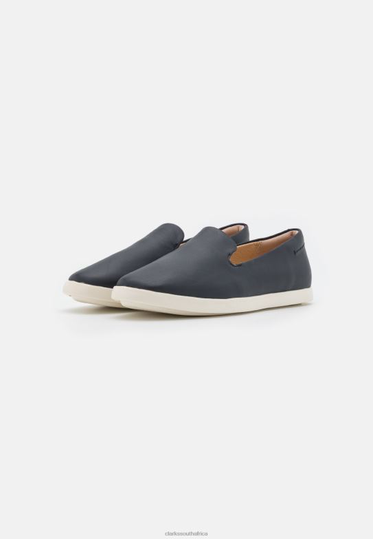 Ace Lite Slip-Ons Clarks Navy 840406917 Unisex Clarks Navy