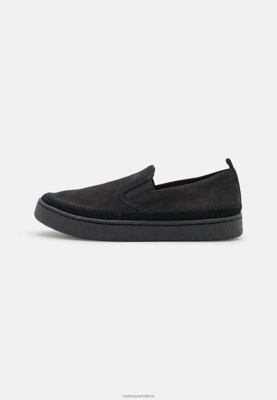 Black Clarks Barleigh Slip-Ons 840406936 Unisex Clarks Black
