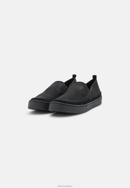 Black Clarks Barleigh Slip-Ons 840406936 Unisex Clarks Black
