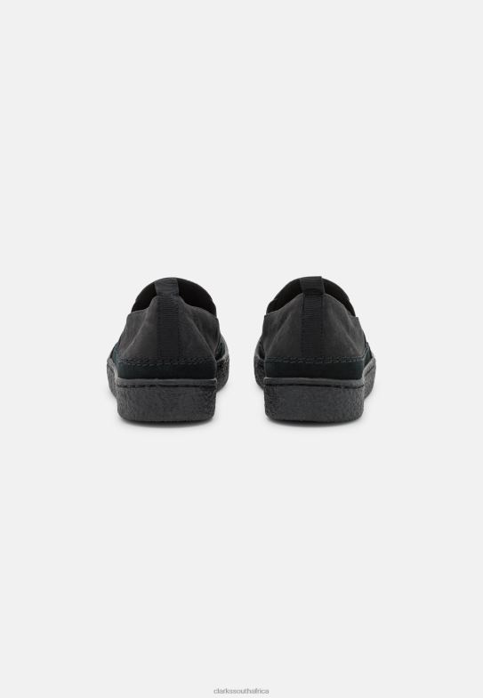 Black Clarks Barleigh Slip-Ons 840406936 Unisex Clarks Black