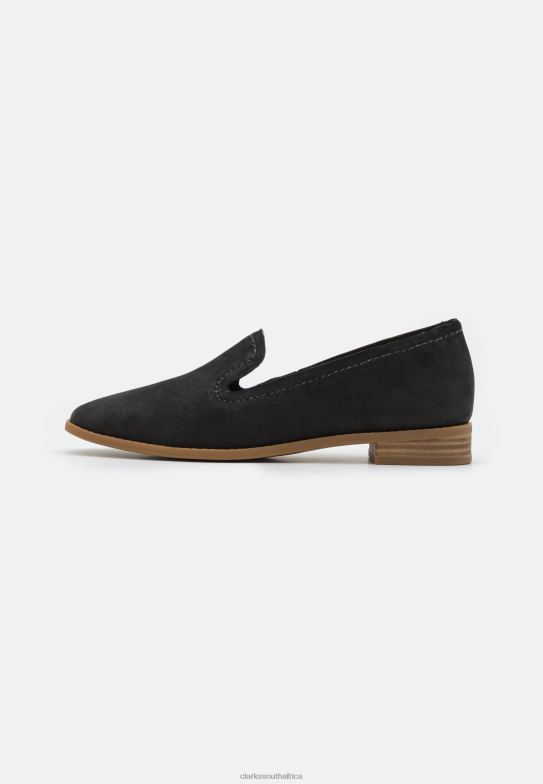 Pure Hall Slip-Ons Clarks Black 840406925 Unisex Clarks Black