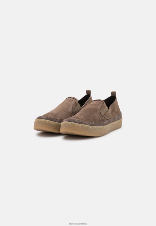 Taupe Clarks Barleigh Slip-Ons 840406920 Unisex Clarks Taupe