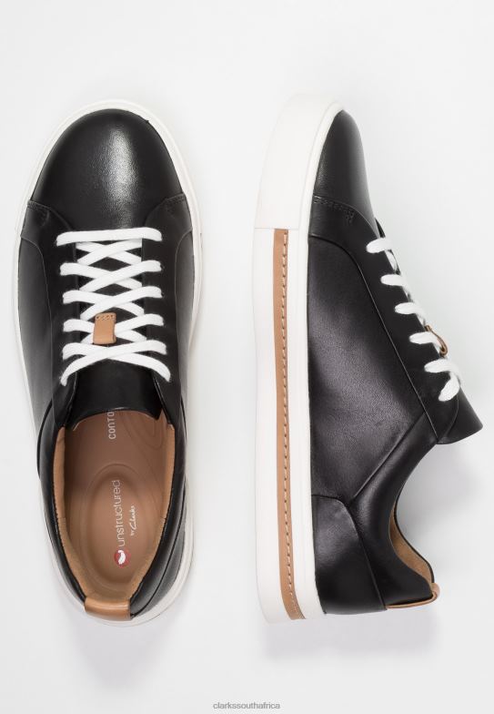 Black Clarks Un Maui Lace Trainers 840406896 Unisex Clarks Black