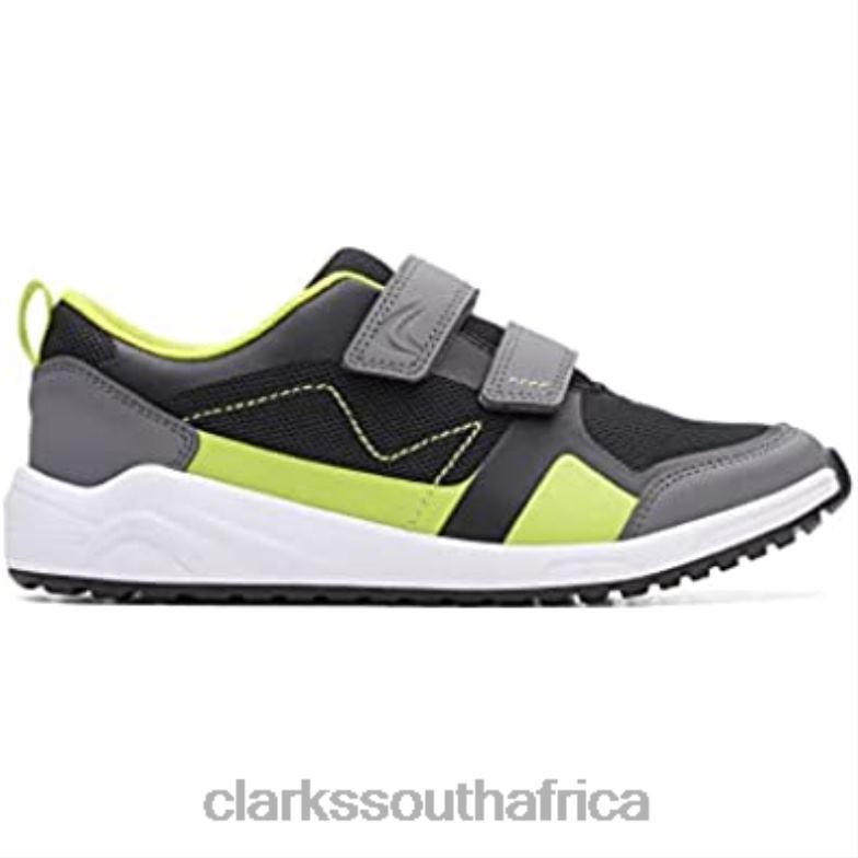 Clarks Aeon Dash Older Textile Trainers 84040880 Unisex Clarks