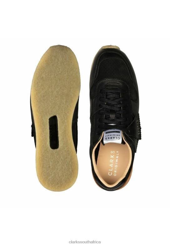 Clarks Black Trainers 840407097 Unisex Clarks Black