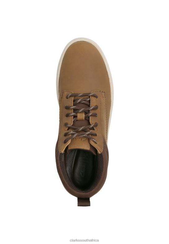 Clarks High-Top Trainers Braun 840407098 Unisex Clarks Braun