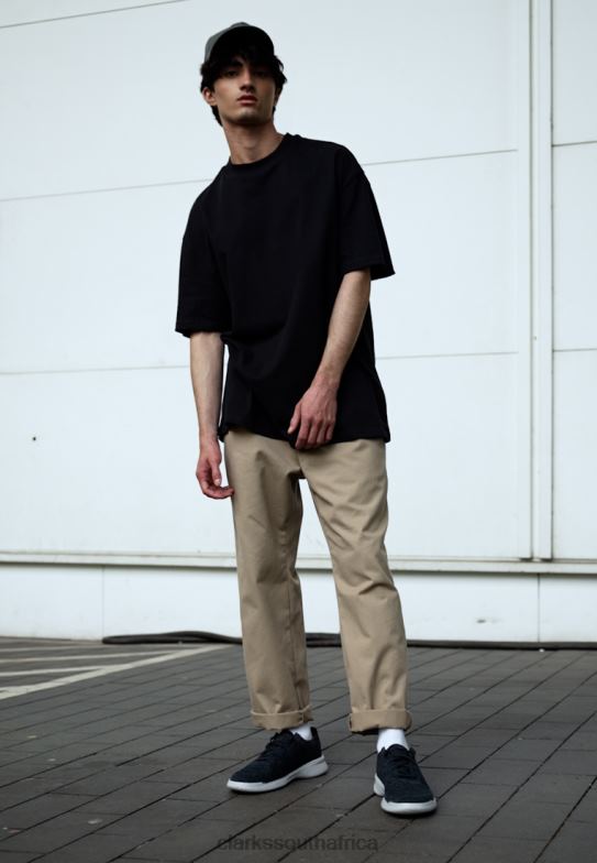 Navy Clarks Donaway Trainers 840407107 Unisex Clarks Navy