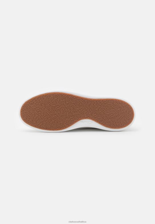 White Court Lite Lace Trainers Clarks 840407100 Unisex Clarks White