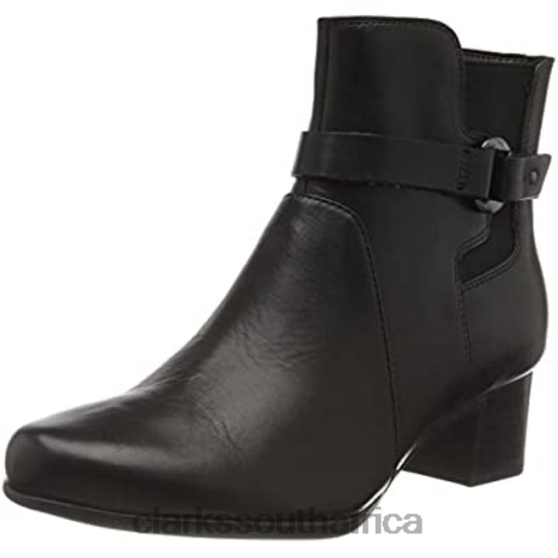 Black Clarks Women's Un Damson Mid Ankle Boots 84040915 Women Clarks Black