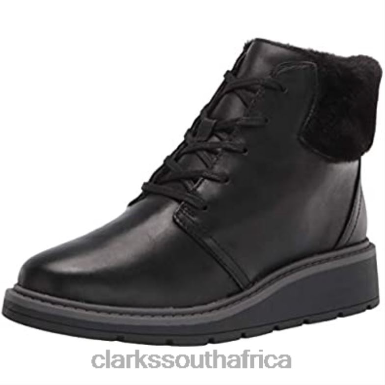 Black Waterproof Leather Women's Andie Go Ankle Boot Clarks 840401348 Women Clarks Black Waterproof Leather