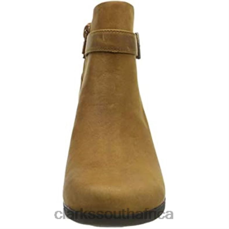 Brown Dark Tan Oily Dark Tan Oily Clarks Women's Un Lindel Lo Ankle Boots 840402083 Women Clarks Brown Dark Tan Oily Dark Tan Oily